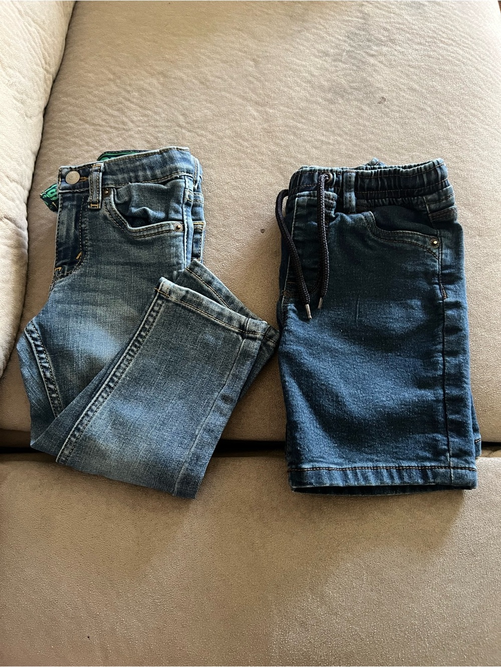 Free Planet Kids shorts and Levi’s Denim Pants